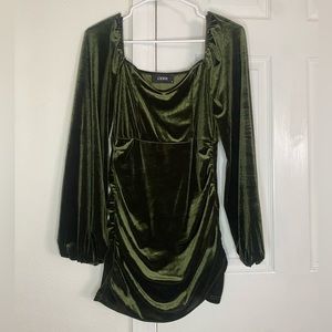 Cider olive green dress. Size S